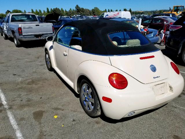 3VWDD21Y53M321441 - 2003 VOLKSWAGEN NEW BEETLE ბეჟი ფოტო 3