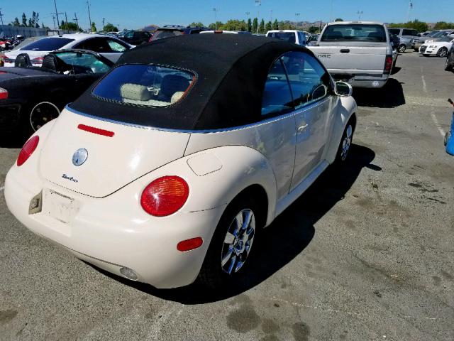 3VWDD21Y53M321441 - 2003 VOLKSWAGEN NEW BEETLE ბეჟი ფოტო 4