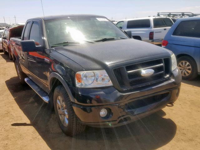 1FTPX14V77FB70157 - 2007 FORD F150 BLACK photo 1