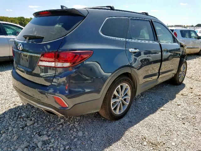 KM8SM4HF8HU205708 - 2017 HYUNDAI SANTA FE S GRAY photo 4