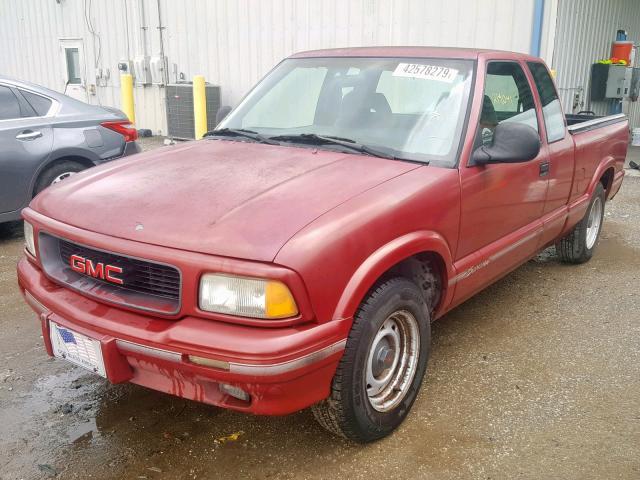 1GTCS194XTK509976 - 1996 GMC SONOMA RED photo 2