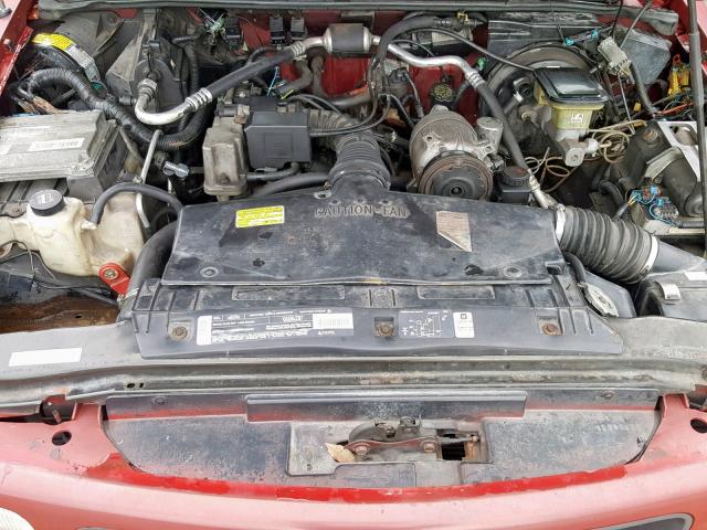 1GTCS194XTK509976 - 1996 GMC SONOMA RED photo 7