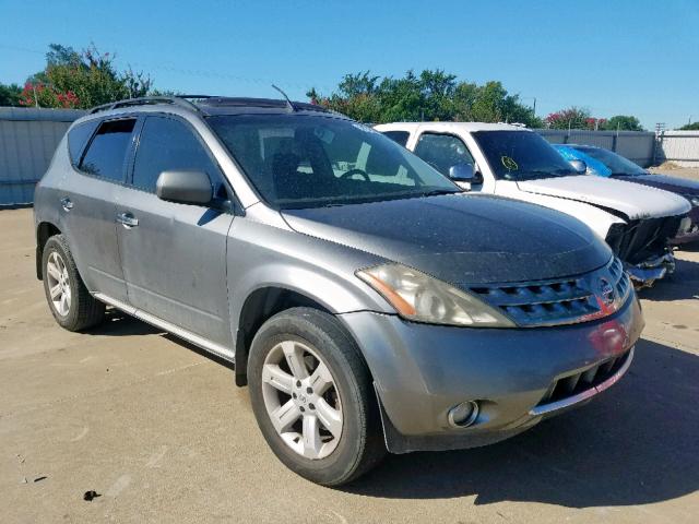 JN8AZ08T26W424265 - 2006 NISSAN MURANO GRAY photo 1