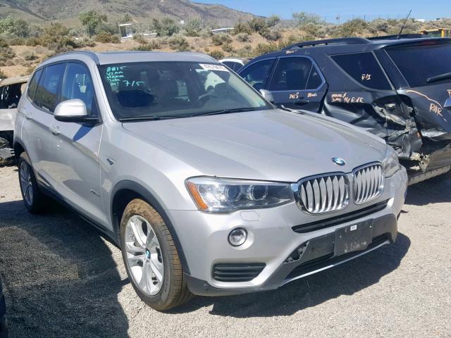 5UXWX7C54G0R17697 - 2016 BMW X3 XDRIVE3 SILVER photo 1