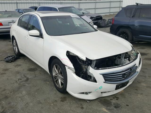 JN1DV6AP2BM830074 - 2011 INFINITI G25 BASE WHITE photo 1