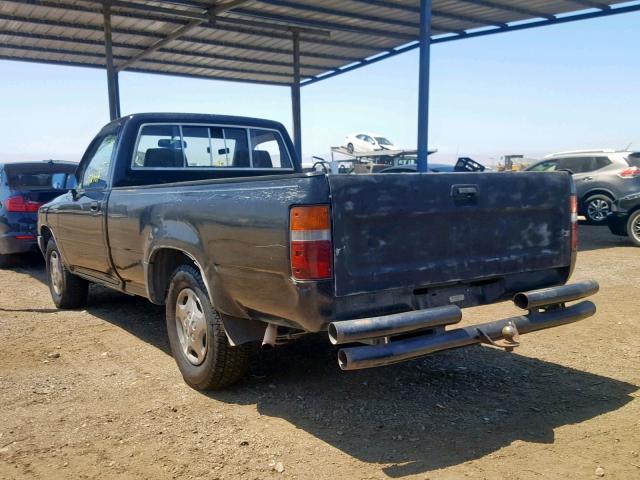 JT4RN82P1M5029694 - 1991 TOYOTA PICKUP 1/2 BLACK photo 3