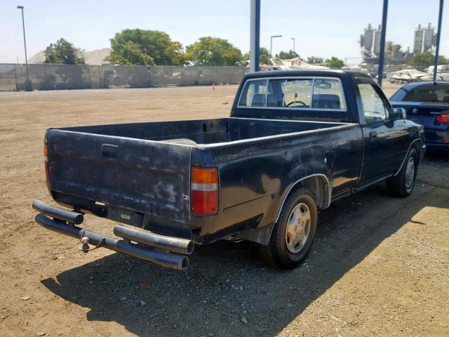 JT4RN82P1M5029694 - 1991 TOYOTA PICKUP 1/2 BLACK photo 4