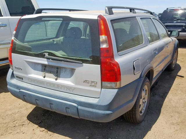 YV1SZ59H341136511 - 2004 VOLVO XC70 SILVER photo 4