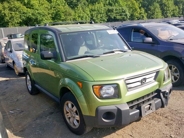 5J6YH28778L007914 - 2008 HONDA ELEMENT EX GREEN photo 1