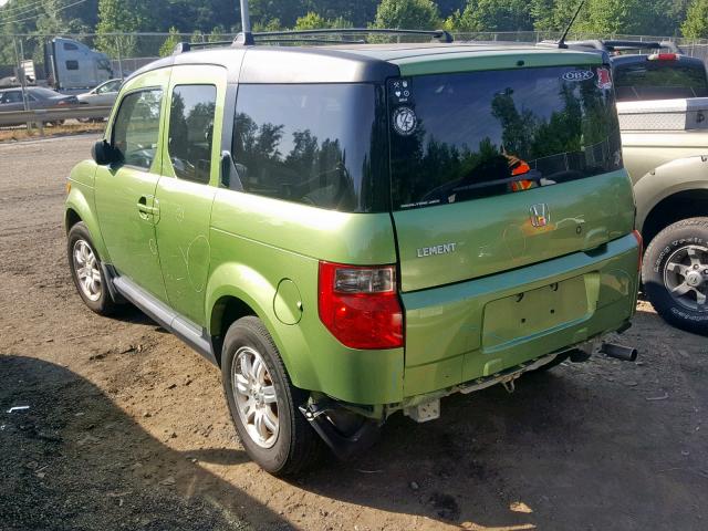 5J6YH28778L007914 - 2008 HONDA ELEMENT EX GREEN photo 3