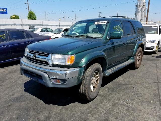 JT3HN86R119046365 - 2001 TOYOTA 4RUNNER SR GREEN photo 2