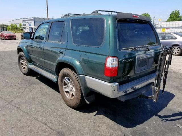 JT3HN86R119046365 - 2001 TOYOTA 4RUNNER SR GREEN photo 3