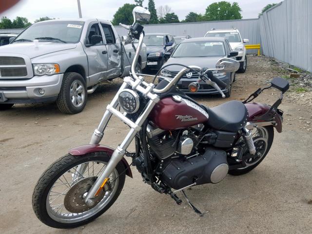 1HD1GX4128K302061 - 2008 HARLEY-DAVIDSON FXDBI BURGUNDY photo 2