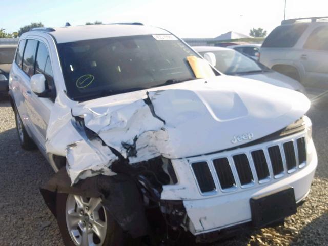 1C4RJEAG7EC130392 - 2014 JEEP GRAND CHER WHITE photo 1