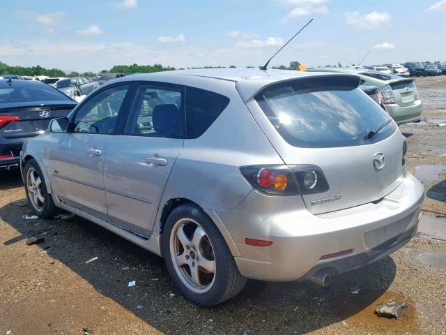 JM1BK143641210633 - 2004 MAZDA 3 HATCHBAC SILVER photo 3