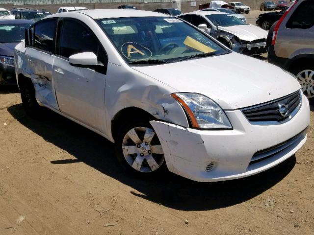 3N1AB6AP2CL620064 - 2012 NISSAN SENTRA 2.0 WHITE photo 1