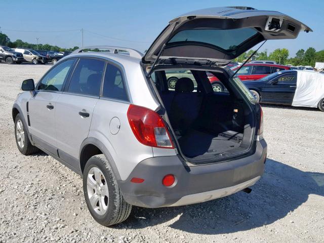 3GNAL2EK9DS635676 - 2013 CHEVROLET CAPTIVA LS 银色 照片 3