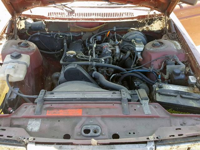 YV1AX8845F1106155 - 1985 VOLVO 244 DL MAROON photo 7