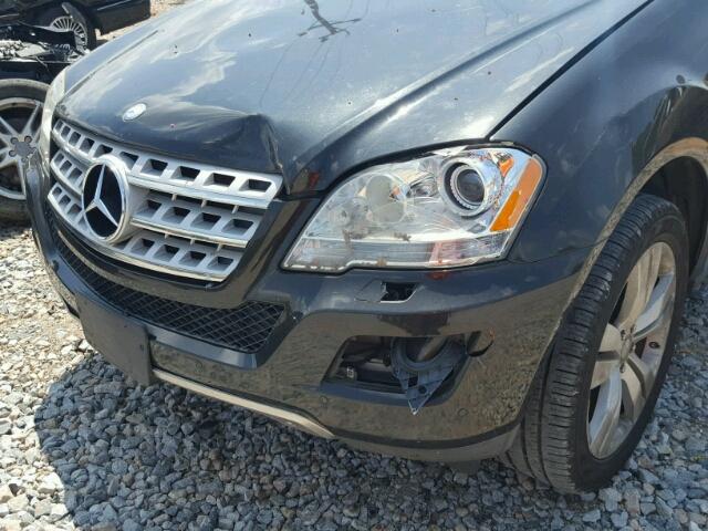 4JGBB5GB8AA607116 - 2010 MERCEDES-BENZ ML 350 BLACK photo 9