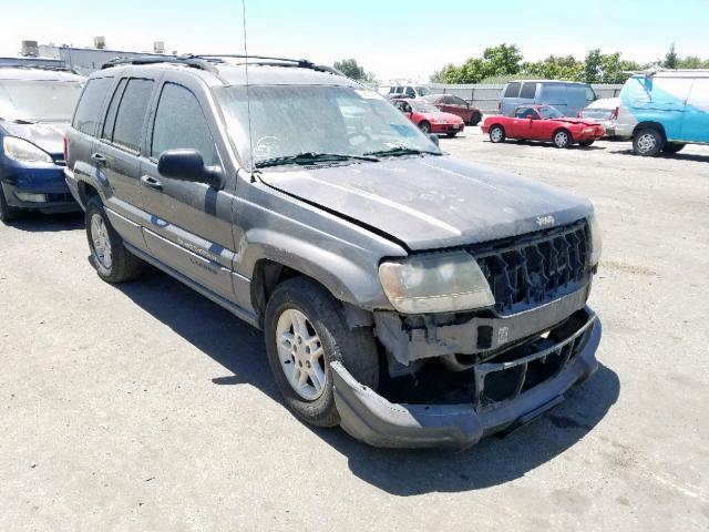 1J8GW48N23C580030 - 2003 JEEP GRAND CHER GRAY photo 1