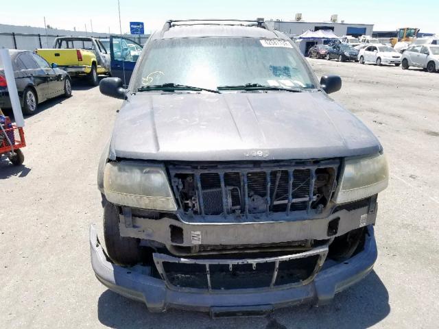 1J8GW48N23C580030 - 2003 JEEP GRAND CHER GRAY photo 9