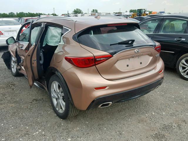 SJKCH5CP9HA025848 - 2017 INFINITI QX30 BASE PINK photo 3