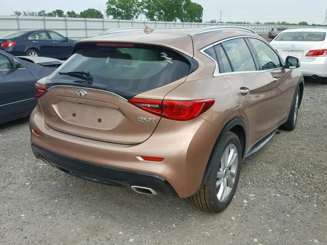 SJKCH5CP9HA025848 - 2017 INFINITI QX30 BASE PINK photo 4