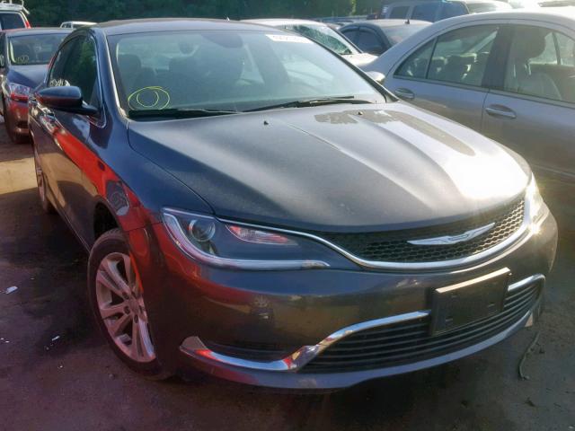 1C3CCCAB2FN676407 - 2015 CHRYSLER 200 LIMITE GRAY photo 1