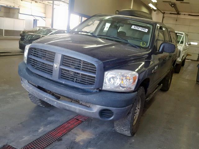 3D7KS28DX8G174645 - 2008 DODGE RAM 2500 S ლურჯი ფოტო 2