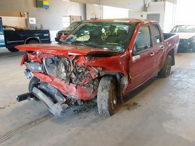 1GCDSCF90C8100110 - 2012 CHEVROLET COLORADO L RED photo 2