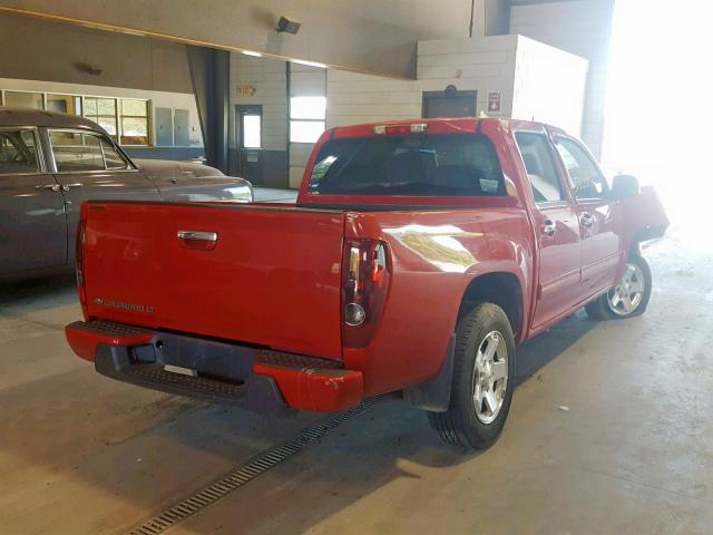 1GCDSCF90C8100110 - 2012 CHEVROLET COLORADO L RED photo 4
