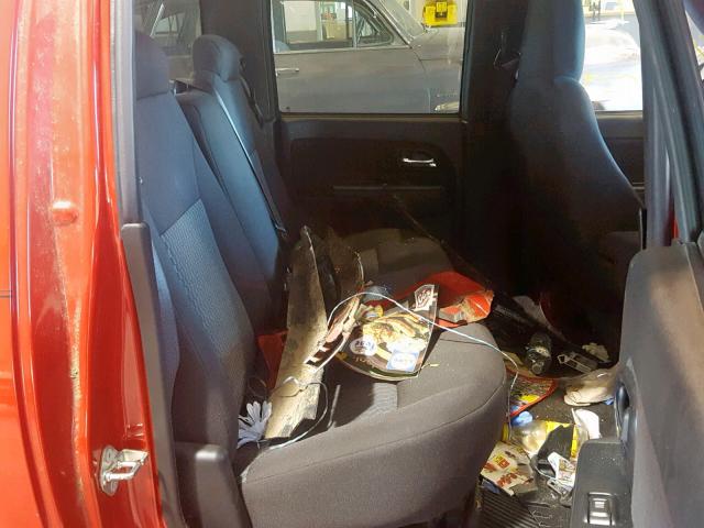 1GCDSCF90C8100110 - 2012 CHEVROLET COLORADO L RED photo 6