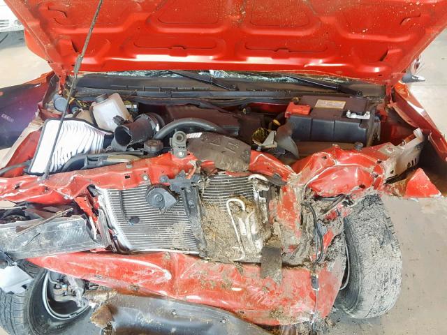 1GCDSCF90C8100110 - 2012 CHEVROLET COLORADO L RED photo 7