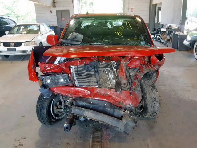 1GCDSCF90C8100110 - 2012 CHEVROLET COLORADO L RED photo 9