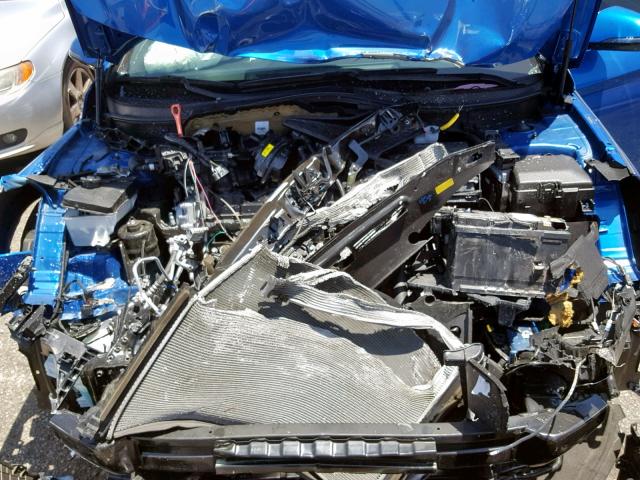 5NPE34AF4JH661025 - 2018 HYUNDAI SONATA SPO BLUE photo 7