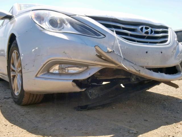 5NPEB4AC5DH669714 - 2013 HYUNDAI SONATA GLS SILVER photo 9