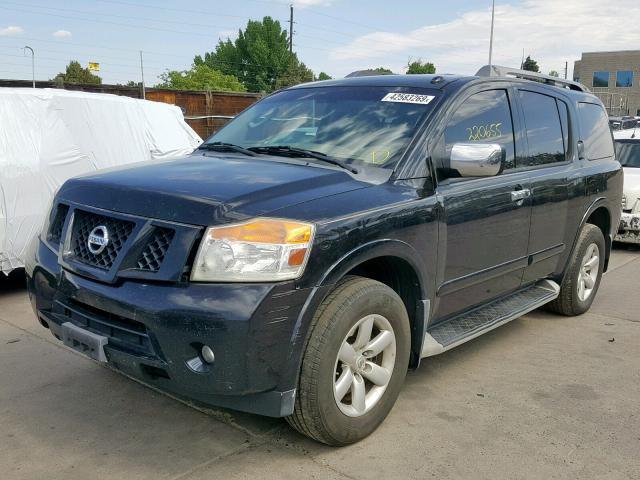 5N1BA0NC7AN602936 - 2010 NISSAN ARMADA SE BLACK photo 2