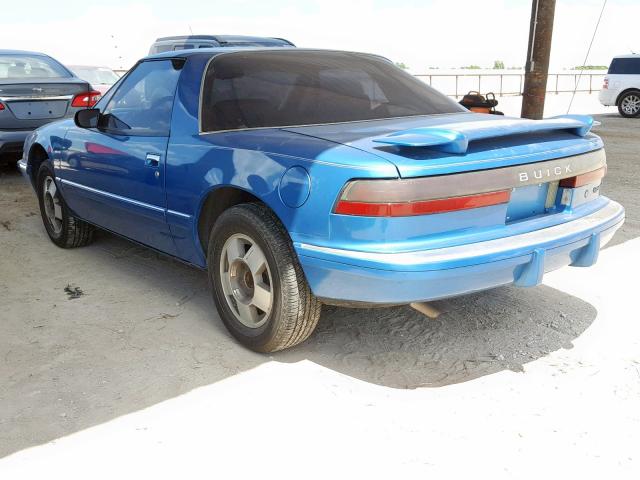 1G4EC13C2LB900945 - 1990 BUICK REATTA BLUE photo 3