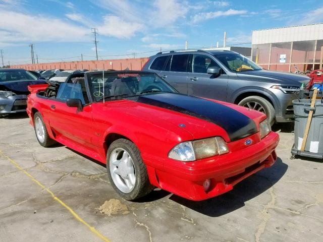 1FABP45E1JF282573 - 1988 FORD MUSTANG GT RED photo 1