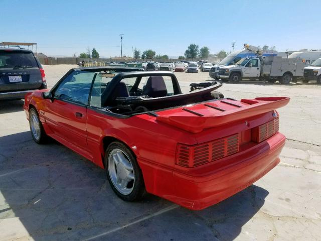 1FABP45E1JF282573 - 1988 FORD MUSTANG GT RED photo 3