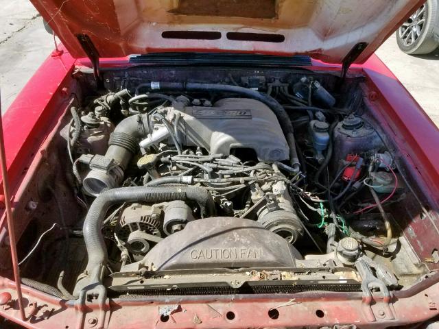 1FABP45E1JF282573 - 1988 FORD MUSTANG GT RED photo 7