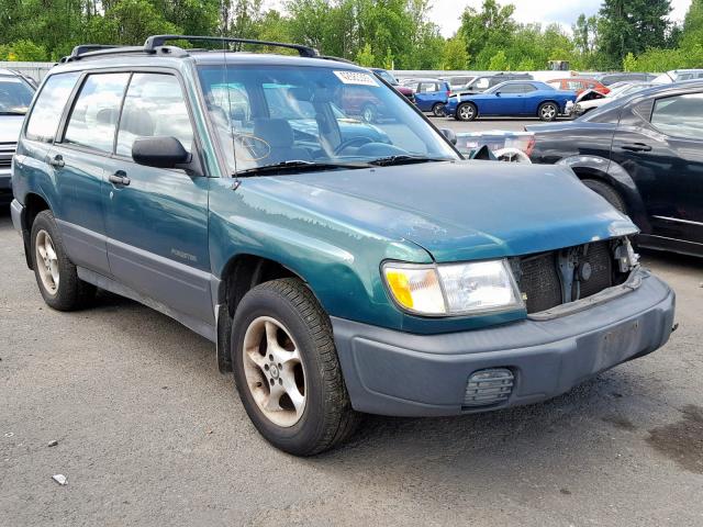 JF1SF6358WH751722 - 1998 SUBARU FORESTER L GREEN photo 1