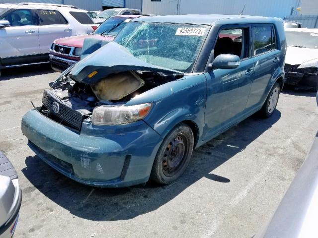 JTLZE4FE1A1106928 - 2010 TOYOTA SCION XB ნაცრისფერი ფოტო 2