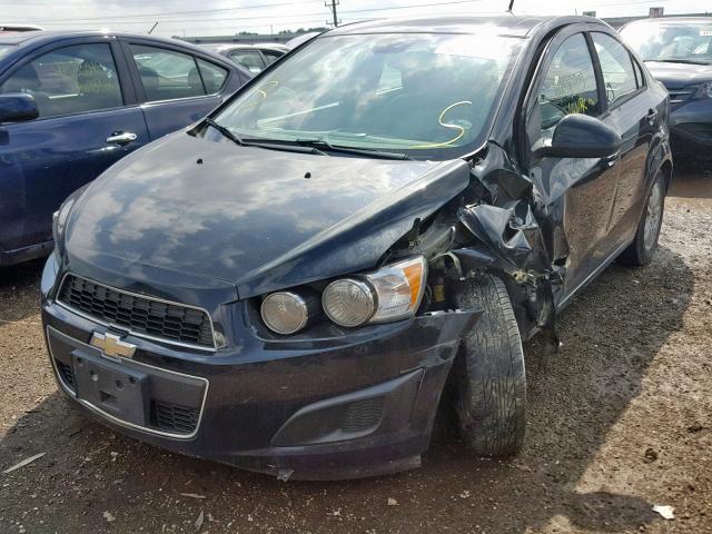 1G1JA5SH9C4109645 - 2012 CHEVROLET SONIC LS 黑色 照片 2