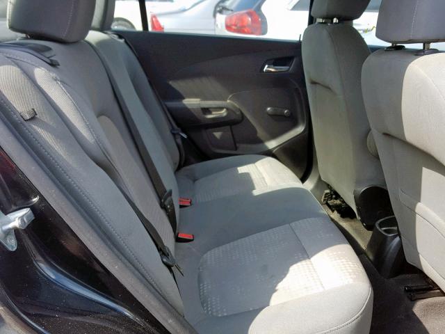 1G1JA5SH9C4109645 - 2012 CHEVROLET SONIC LS 黑色 照片 6