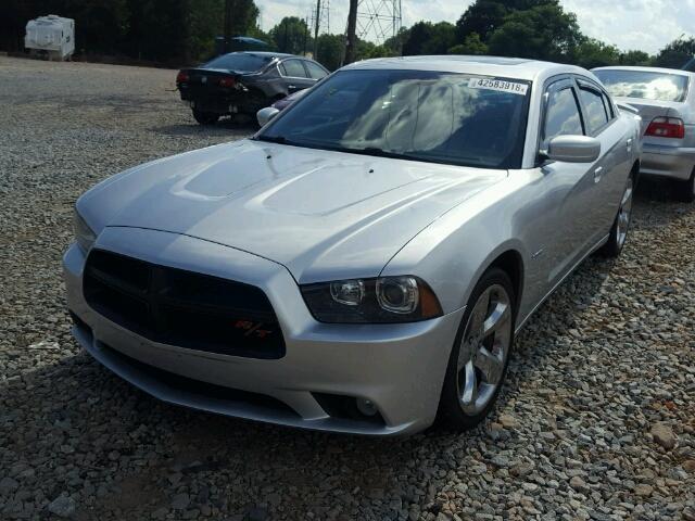 2C3CDXCT6CH261041 - 2012 DODGE CHARGER R/ SILVER photo 2