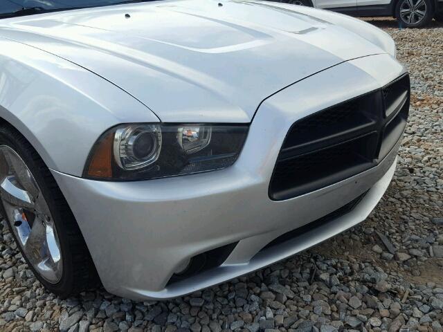 2C3CDXCT6CH261041 - 2012 DODGE CHARGER R/ SILVER photo 9