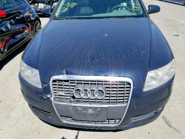 WAUDV74F58N040161 - 2008 AUDI A6 4.2 QUA BLUE photo 7