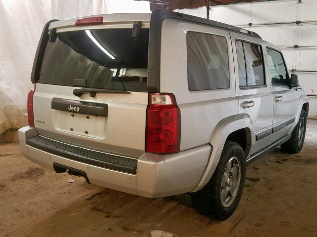 1J8HG48K87C634038 - 2007 JEEP COMMANDER 银色 照片 4