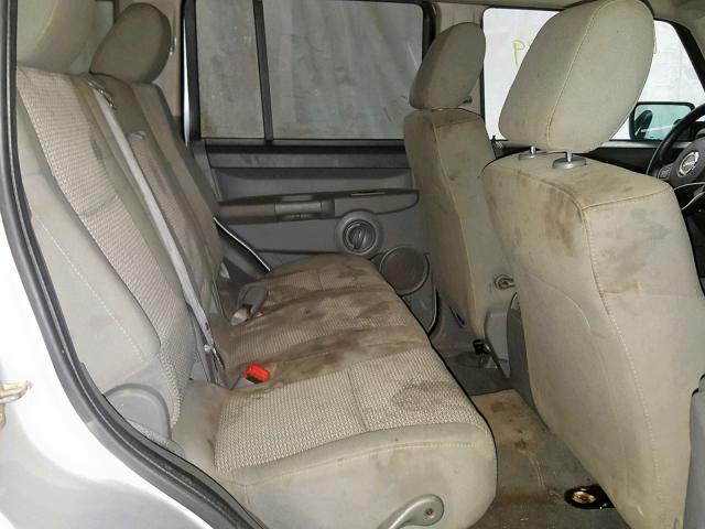 1J8HG48K87C634038 - 2007 JEEP COMMANDER 银色 照片 6